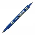 Produktbild: Pilot 12 Stück Marker Twin Marker indélibile blau 2 Spitzen-: fein und mittel