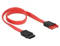 Produktbild: DeLOCK 83953 SATA-Kabel, 0,3 m, SATA, 7-polig, Schwarz, Rot