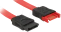 Produktbild: DELOCK 83953 - Kabel SATA 6 Gb/s St. > SATA Bu. 30 cm rot