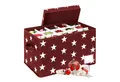 Produktbild: relaxdays Aufbewahrungsbox Weihnachtskugel Aufbewahrungsbox (1 St), rot