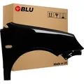 Produktbild: BLU Kotflügel Passend für VW Volkswagen Polo 9N IV 4 L041 LO41 Rechts Schwarz Schwarz | 2001-2005 | Vorderseite Vorne | Lackiert | Einbaufertig