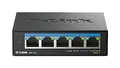 Produktbild: D-Link DMS-105 5-Port Multi-Gigabit Unmanaged Desktop Switch (5x 2,5G Ports, Lüfterlos, Low Profile, Kompakt, Metal Gehäuse, QoS, Plug and Play)