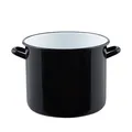 Produktbild: Riess Classic Riesen Topf mit Bördel Ø20cm, 4 Liter Emaille schwarz