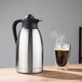 Produktbild: Edelstahl 2-Liter-Isolierkanne mit praktischem Schraubverschluss