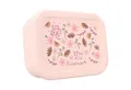 Produktbild: Kidzroom Lunchbox Kinder Brotdose aus Silikon mit Blumen-Print & 3 Fächern in Rosa, Silikon