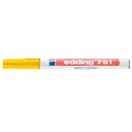 Produktbild: Edding 751 Lackmarker gelb wasserfest permanent markieren
