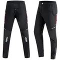 Produktbild: MidGard Radhose Funktionshose winddicht & atmungsaktiv Laufhose Jogging-Hose Radhose Elastikbund mit Tunnelzug schwarz XXXL