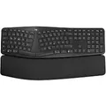 Produktbild: Logitech Ergo Kabellose Tastatur QWERTZ (DE) mit Bluetooth Graphit K860