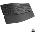Produktbild: Logitech ERGO K860 Kabellos Tastatur Deutsch, QWERTZ Schwarz Geteilte Tastatur,