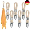 Produktbild: 6 Stück Handtuch Clips zum Aufhängen, Handtuchclips mit Schlaufen, Handtuch K