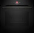 Produktbild: BOSCH Einbaubackofen Serie 8 HBG7341B1, mit Teleskopauszug nachrüstbar, Air Fry für knusprige Lebensmittel & Reinigungsunterstützung