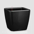 Produktbild: Lechuza Pflanzgefäß Quadro LS 21 schwarz Hochglanz 16129