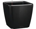 Produktbild: Pflanzkübel Lechuza Quadro 21 x 21 x H 20 cm schwarz inkl. Erdbewässerungsystem