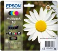 Produktbild: Epson Original Tinte Multipack 18 BK/C/M/Y - C13T18064012 715 Seiten