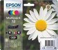 Produktbild: Epson 18 Multipack - 4er-Pack - 15,1 ml - Schwarz, Gelb, Cyan, Magenta - Original - Tintenpatrone - für Expression Home XP-212, 215, 225, 312, 315, 322, 325, 412, 415, 422, 425