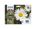 Produktbild: Epson T180640 Tintenpatrone (Set, Nr. 18, Original Druckerpatronen, schwarz, cyan, magenta, gelb)