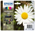 Produktbild: Epson 18 C13T18064012 originale Druckerpatronen Schwarz, Cyan, Magenta, Gelb