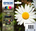 Produktbild: 4 Epson Druckerpatronen Tinte 18 BK / C / M / Y Multipack