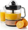 Produktbild: Bestron elektrische Zitrus- & Orangenpresse, inkl. 2 Presskegel und Aromadeckel,