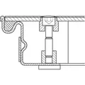 Produktbild: Schachtabdeckung Schachtmaß LW 1000x1000mm Alu. Außenmaß 1160x1160mm Zarges