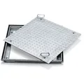 Produktbild: Zarges Aluminium Schachtabdeckung Mit Verzinkter Stahldeckplatte 1000 Mm X 1000 Mm