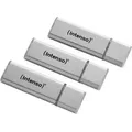 Produktbild: Intenso USB Stick Silber 16GB Triple Pack