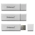 Produktbild: Intenso USB-Sticks Alu Line silber 16 GB, 3 St.