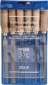 Produktbild: PFERD 11706100 - Schlüsselfeilen-Set mit Holzheft 6-tlg, 100mm, Hieb 2, 265 B