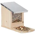 Produktbild: Relaxdays Eichhörnchen, Hellbraun, Holz, Kunststoff, Metall, 12x18x25 cm, Gartenzubehör, Gartenpflege, Vogelhäuser