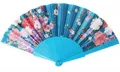 Produktbild: Yudu Fächer Handfächer Lichteffekte eleganten Farbton Motive (türkis)