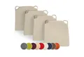Produktbild: sunnypillow Stuhlkissen 4er Set Kissen Maße: 42 (vorne), 35 (hinten) x 40 x 5 cm
