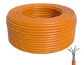 Produktbild: BIGtec CAT7 Netzwerkkabel Verlegekabel Kabel orange KAT7 4x2xAWG23/1 LAN-Kabel, (500 cm), Anschluß an Patchpanel Netzwerkdosen, Aufputzmontage Unterputzmontage Indoor, Gebäudeverkabelung Hausverkabelung