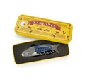 Produktbild: Balvi Korkenzieher Balvi Korkenzieher & Flaschenöffner Sardine, inkl. Metallschachtel, Multifunktionaler Korkenzieher & Öffner im Sardinen-Design