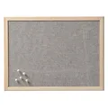 Produktbild: Zeller Pinnwand 40,0 x 30,0 cm Leinen grau