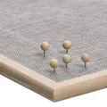 Produktbild: Zeller Pinnwand 40,0 x 30,0 cm Leinen grau 11270