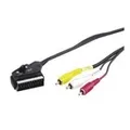 Produktbild: Wentronic Goobay Scart/Cinch-Adapterkabel, Schwarz, 2 m - SCART-Stecker (21-Pin) > 3x Cinch-Stecker (50364)