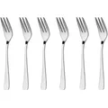 Produktbild: GRÄWE Kuchengabeln 6 Stück, Edelstahl, Serie Würzburg