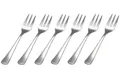 Produktbild: GRÄWE® 6 x Kuchengabel Edelstahl, Serie Würzburg