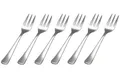 Produktbild: ® 6 x Kuchengabel Edelstahl Serie Würzburg