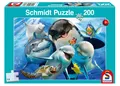 Produktbild: SCHMIDT SPIELE - PUZZLE UNTERWASSER FREUNDE 200 TEILE NEU OVP