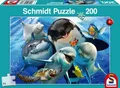 Produktbild: 200 Teile Schmidt Spiele Kinder Puzzle Unterwasser-Freunde 56360
