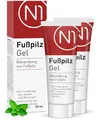 Produktbild: N1 Fußpilz Gel 60ml - Medizinprodukt - lindert Juckreiz & schützt vor unangenehmen Gerüchen - Fußpilz Creme zur Fußpilz Behandlung mit Wirkstoff Natilact - starkes Mittel gegen Fusspilz