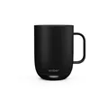 Produktbild: Ember Smart Mug 2 mit Temperatureinstellung – 414 ml, per App steuerbar, wiederaufladbarer, aufheizbarer Kaffeebecher mit Intelligent LED Display, 80-Minuten-Akku und verbessertes Design, Schwarz