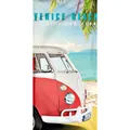 Produktbild: Volkswagen VW Bulli Badetuch Venice Beach 75x150 Strandlaken Laken Handtuch 067
