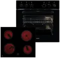 Produktbild: EXQUISIT Einbau-Herdset EHE 246-020 - schwarz - A