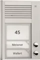 Produktbild: AP-Tuerstation PAK02-EN Audio 2 Tasten 1-r. AP silber (PAK02-EN)