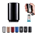 Produktbild: SUOXU Bieröffner Magnetischer Automatischer Flaschenöffner Edelstahl, Push up bier Öffner, Wein, Bier, Limonade, Kronkorkenöffner, Küchenzubehör Bieröffner Biergeschenke zum Vatertag für Männer