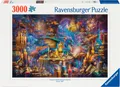 Produktbild: Ravensburger Puzzle Drachenbibliothek, 3000 Puzzleteile, Made in Germany