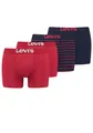 Produktbild: Boxershorts Packung, 4er-Pack, mit breitem Logobund, Gr. XXL, red / black