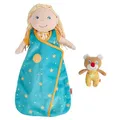 Produktbild: HABA Puppen-Schlafset Träum schön – Puppenschlafsack mit Mini-Teddy, für 30 cm Puppen, Waschbar bei 30°C, für Kinder ab 18 Monaten – 2011907001
